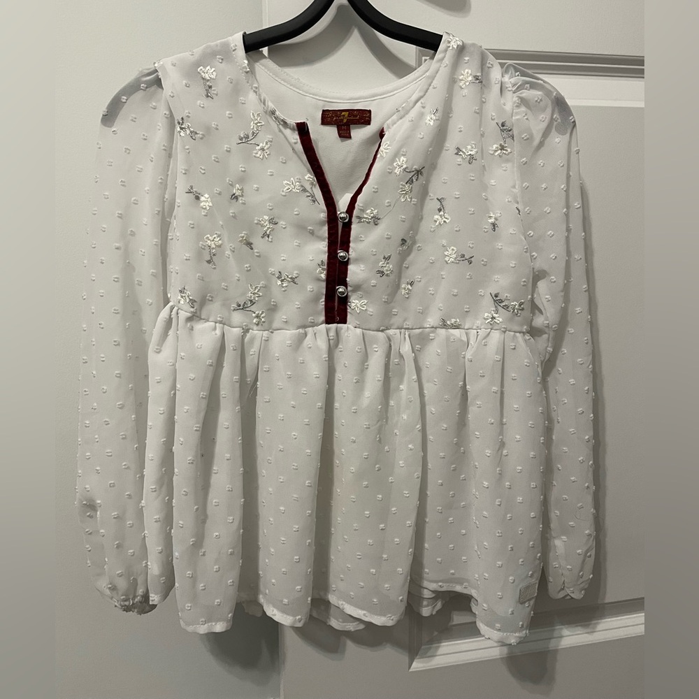 7 For All Mankind Girls Blouse